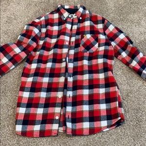 Boys Abercrombie flannel shirt